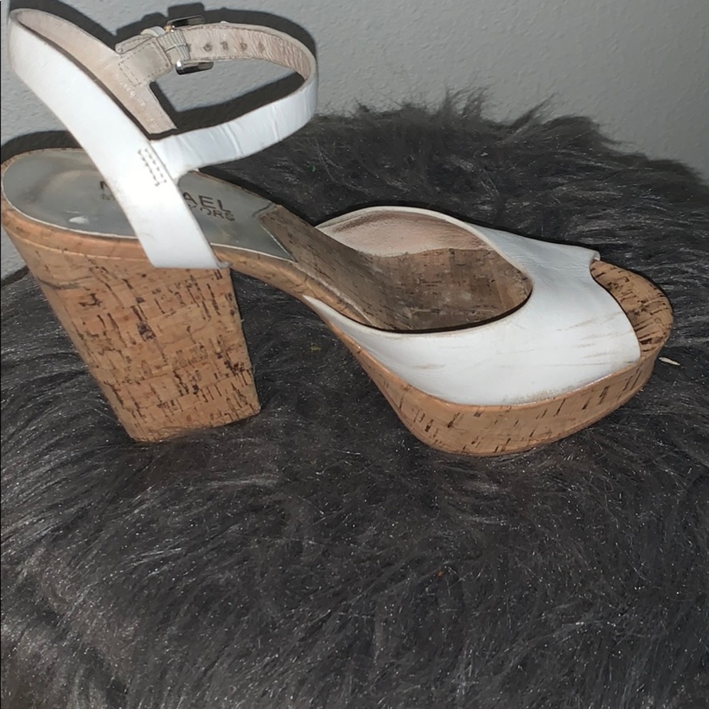 Michael kors cork wedges